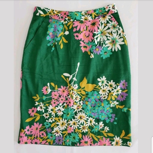 Anthropologie Dresses & Skirts - Odille Abronia Floral Pencil Skirt